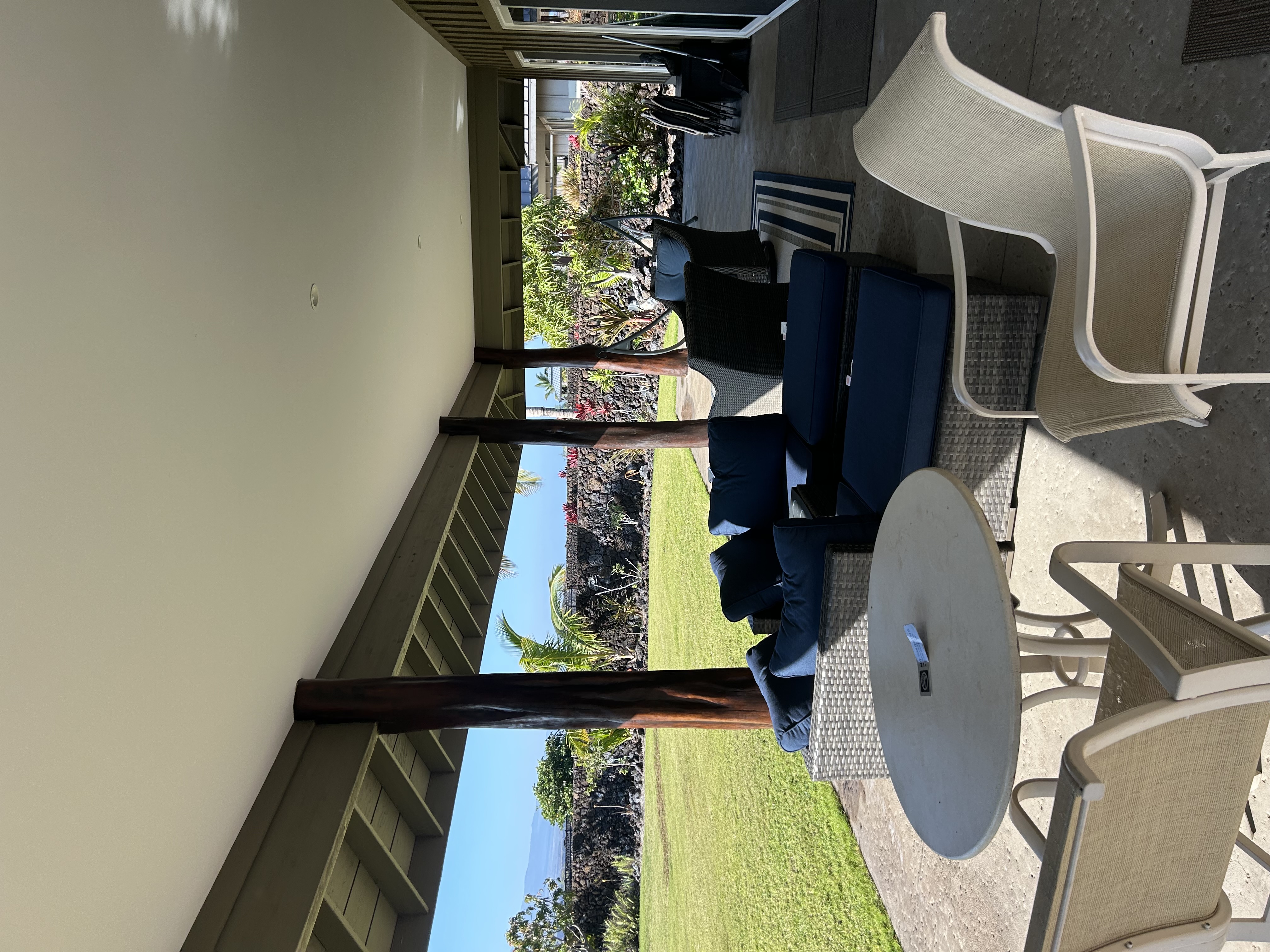 Outdoor patio area