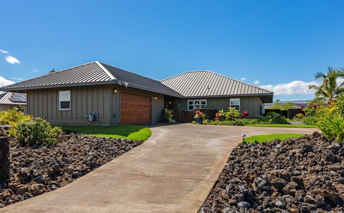 Front exterior view of the house